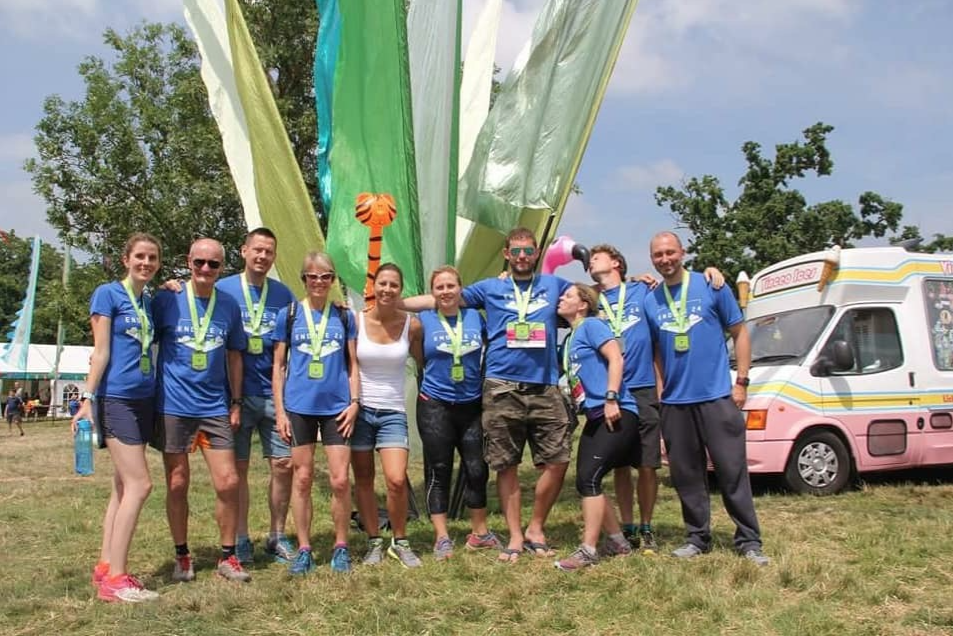 Matt at a charity run. 