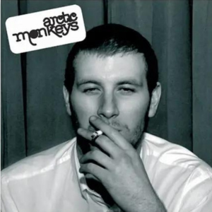 Album cover of the band Arctic Monkey's album called I Bet That You Look Good on the Dancefloor. 