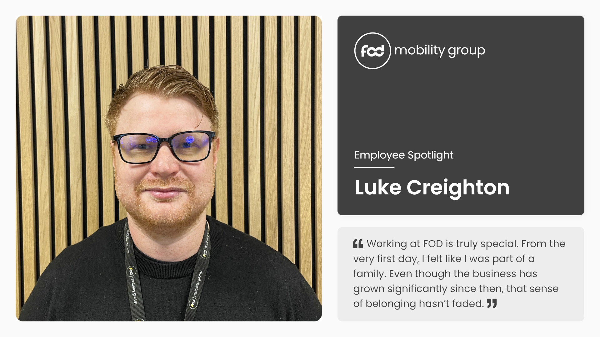Employee Spotlight - Luke Creighton